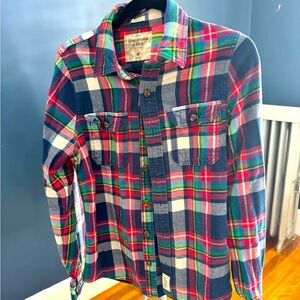 Abercrombie & Fitch soft flannel shirt men M